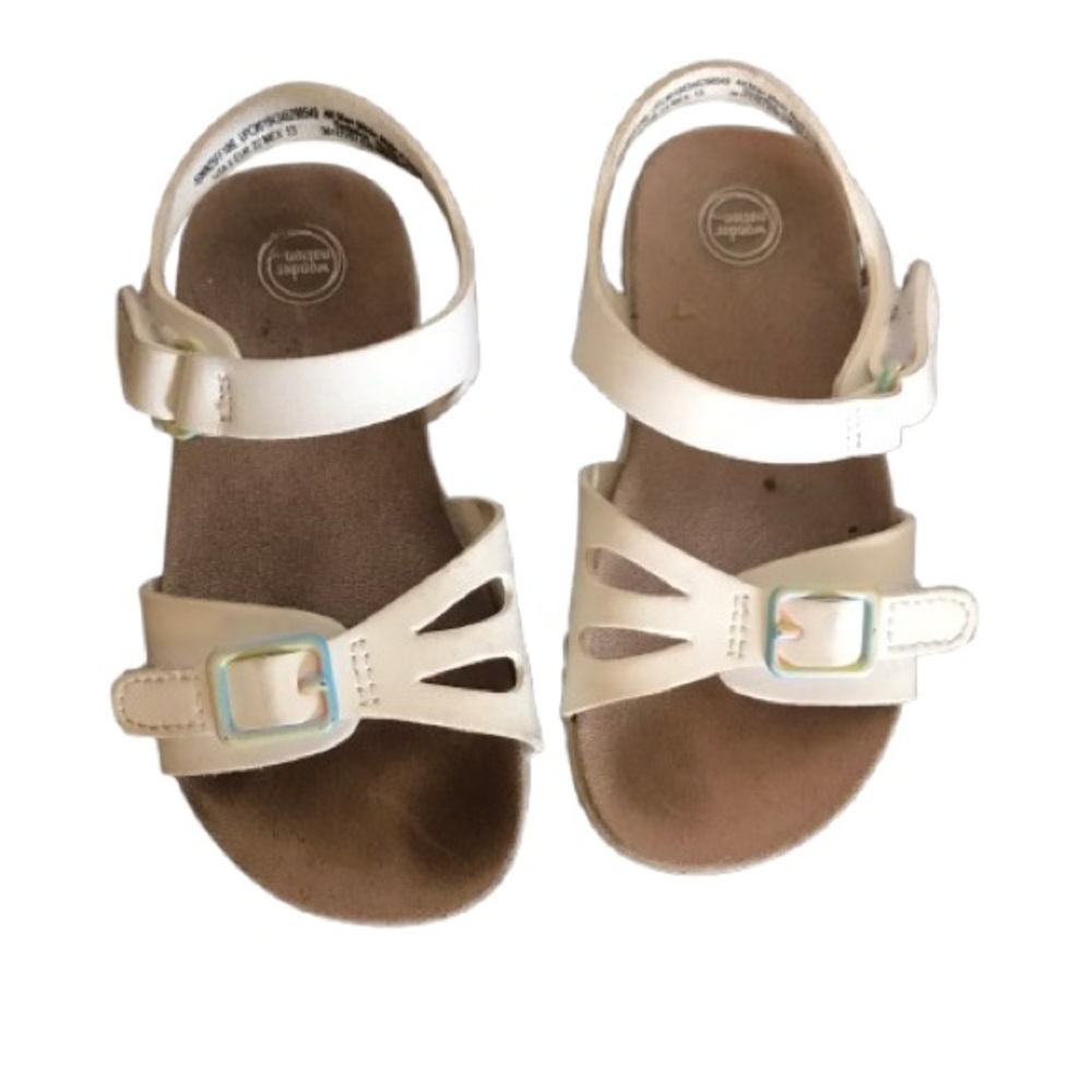 Kids White Sandals